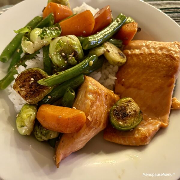 Salmon & Veggies Dinner - MenopauseMenu